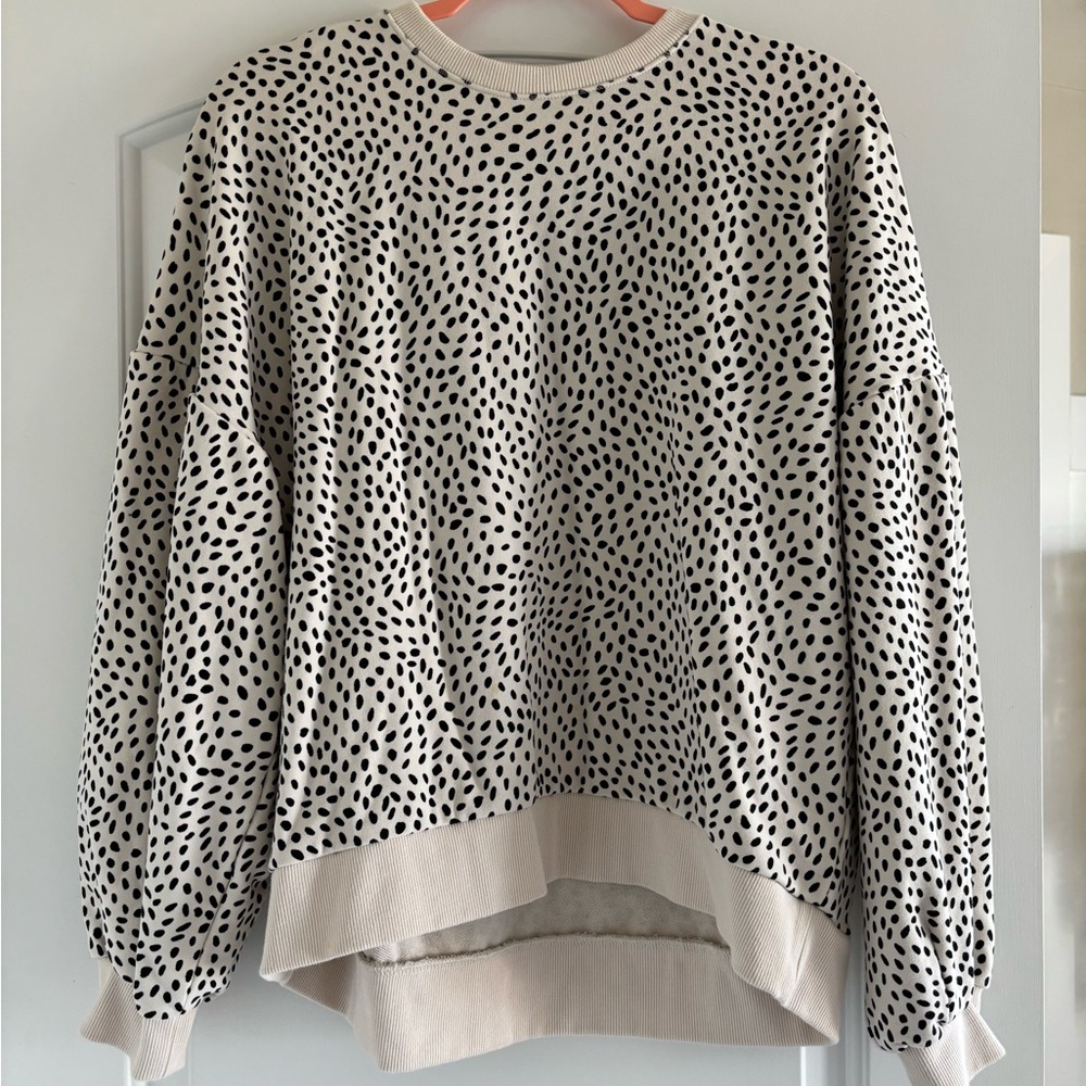 Calia Spotted Black/Cream Sweatshirt